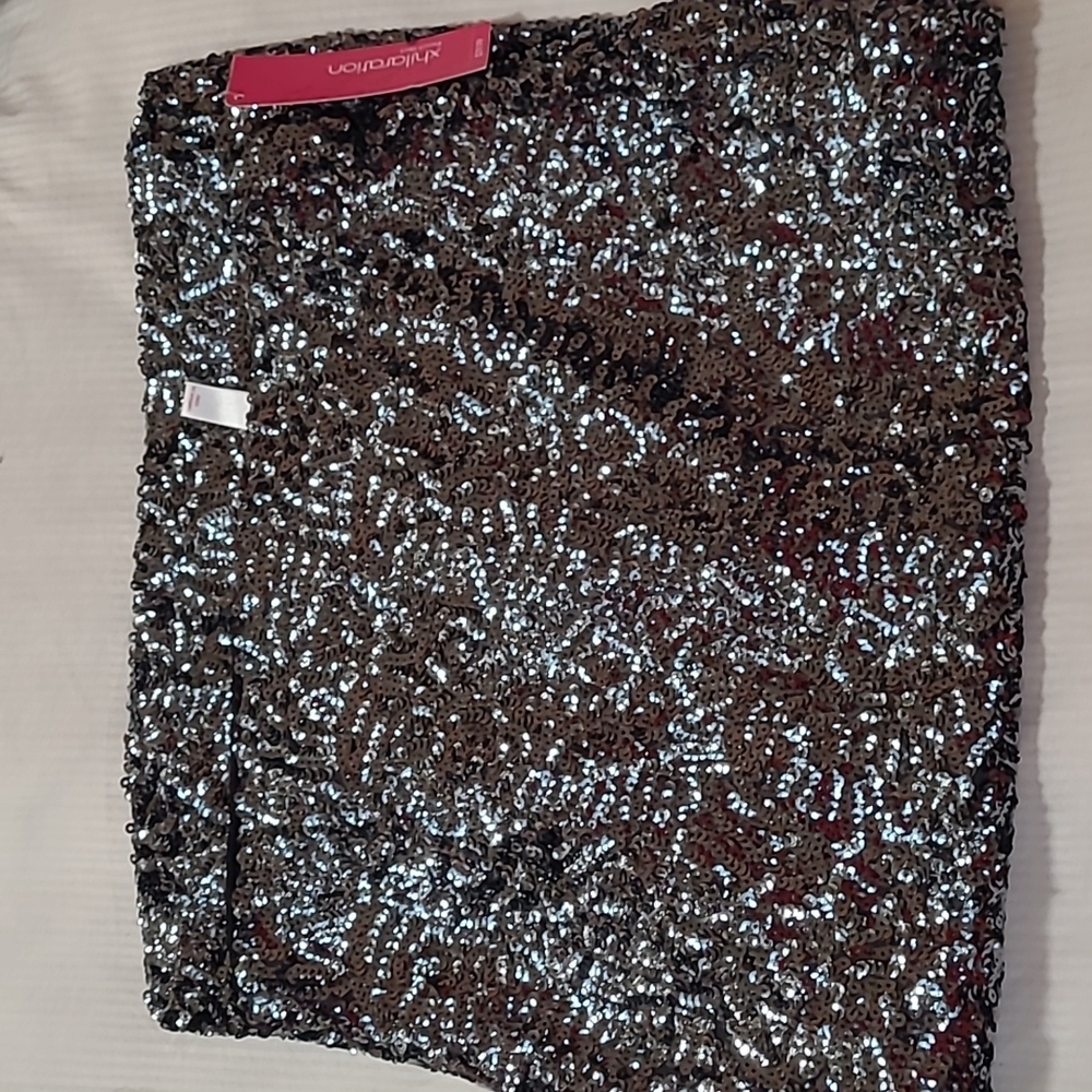 NWT Sequin pencil midi skirt